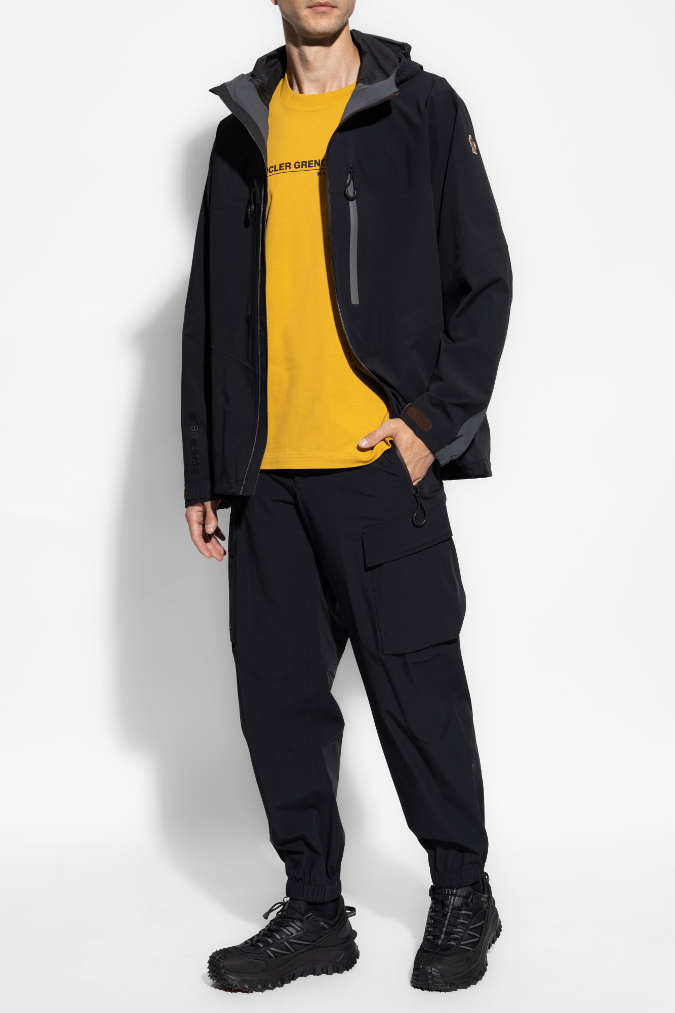 MONCLER GRENOBLEモンクレールDay-Namic Logo Pantsパンツ Moncler Grenoble day-namic shell trouser | TAN | SEVENSTORE